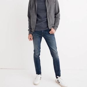 Madewell Men’s Skinny Flex Jeans in Wellmoor